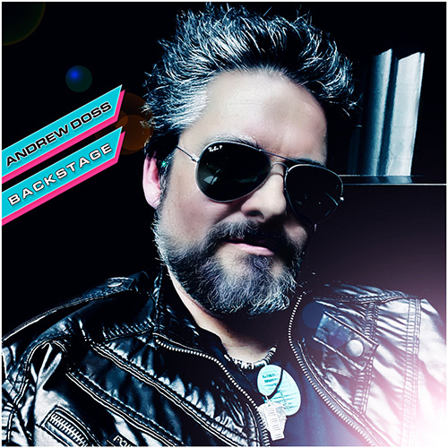 Backstage album cover — synth-pop album by Andrew Doss (2022)