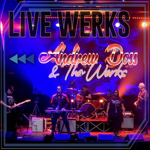 Live Werks album cover — live synth-pop album by Andrew Doss (2025)